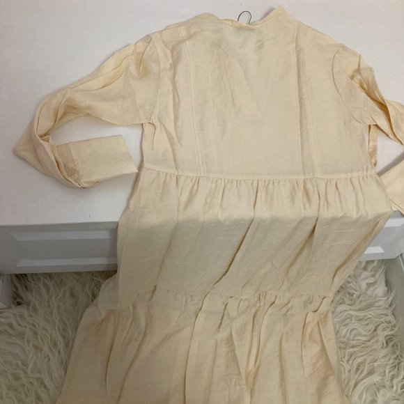 VINCE Mock Neck Midi Length Dress - Picture 14 of 14